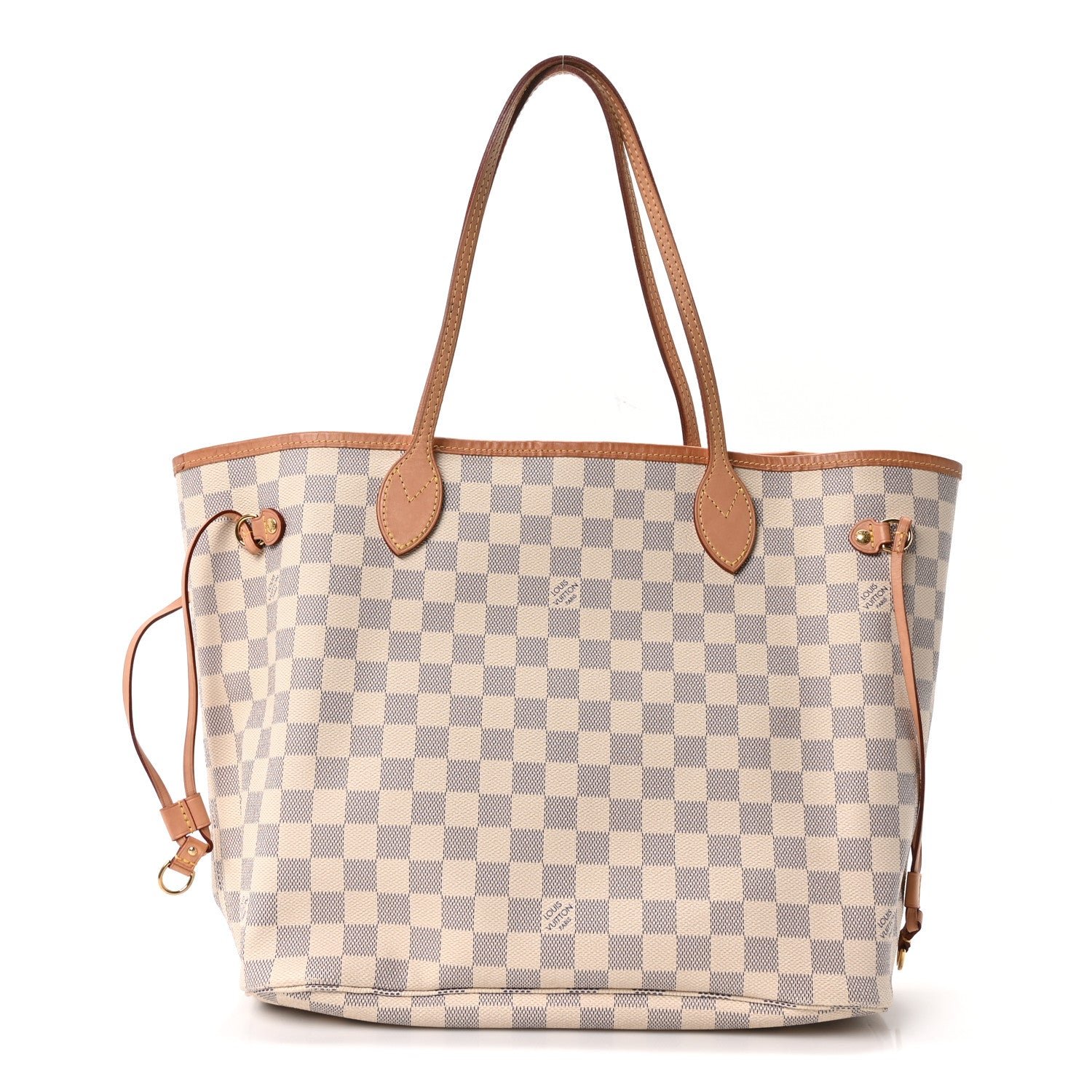 Louis Vuitton Damier Azur Neo Neverfull MM Rose Ballerine