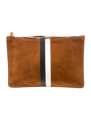 Suede Clutch