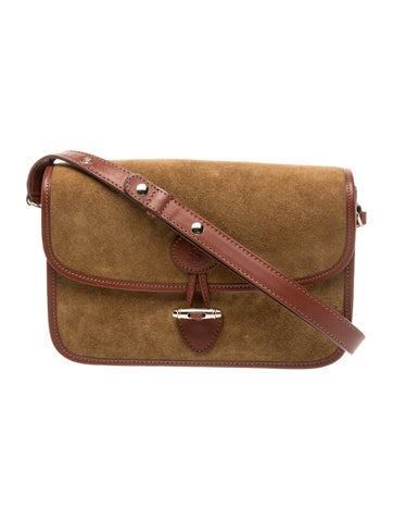 Suede Crossbody Bag