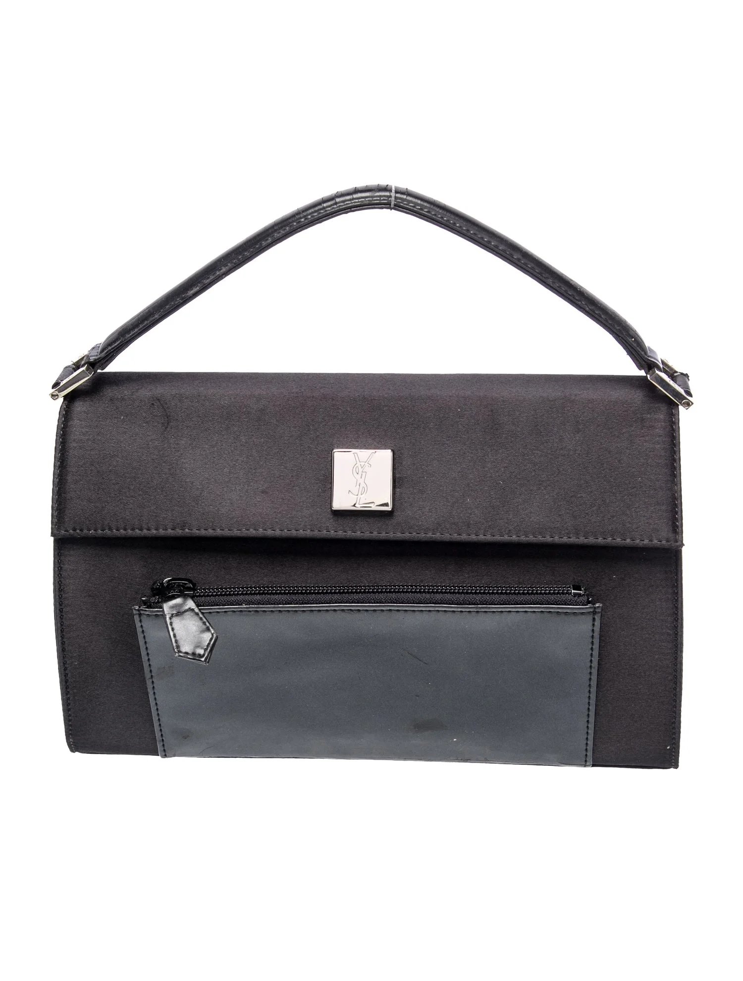 Satin Top Handle Bag