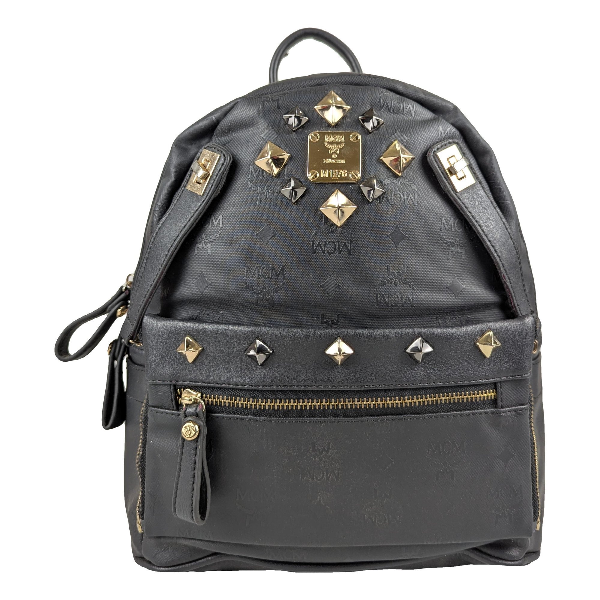 Leather backpack