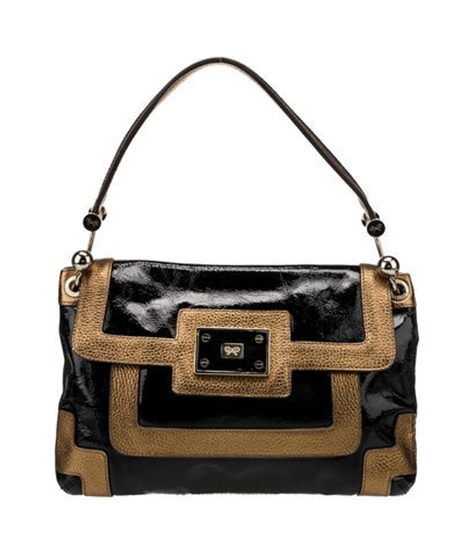 Anya Hindmarch Hindmarch Patent Leather Shoulder Bag