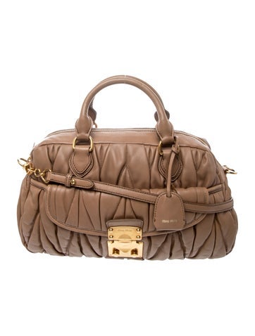Leather Top Handle Bag