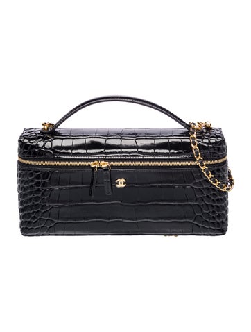 Large Embossed Slim Vanity Case w/Tags