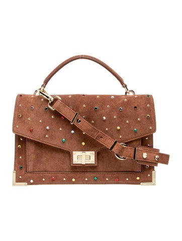 The Kooples Suede Top Handle Bag