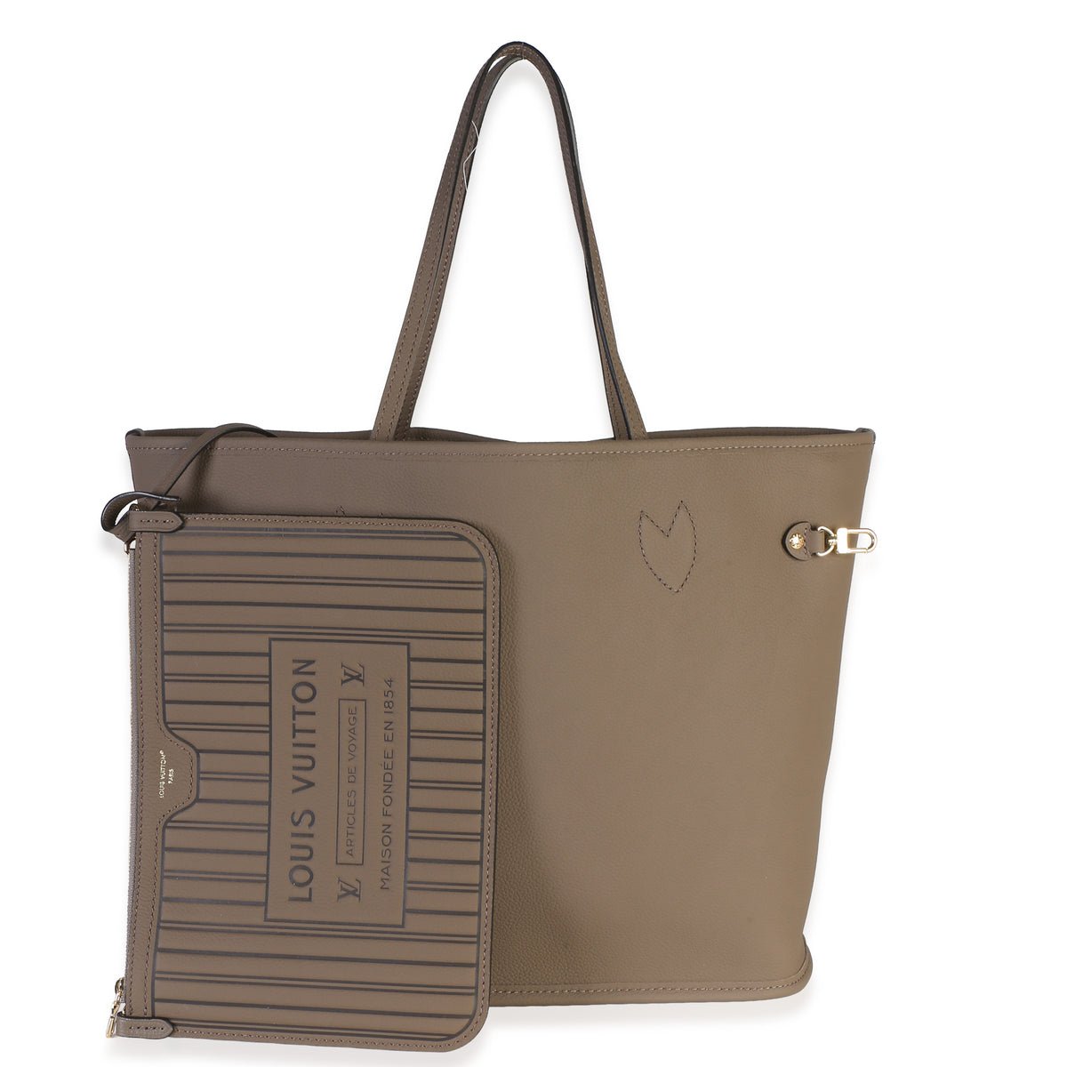 Louis Vuitton Smoke Monogram Canvas Neverfull Inside Out MM
