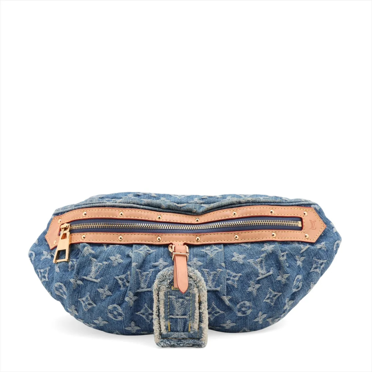 Louis Vuitton Monogram Denim Hi Rise M46837 Blue There was an RFID response