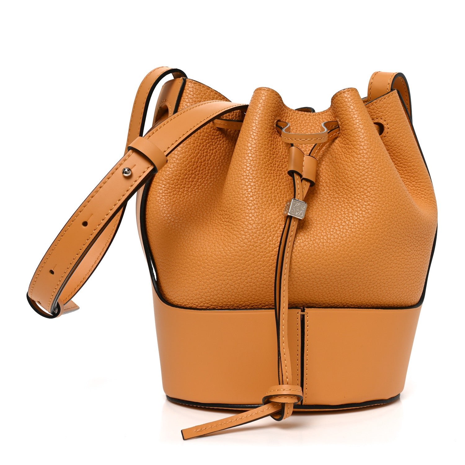 Loewe Calfskin Small Balloon Bucket Bag Yellow