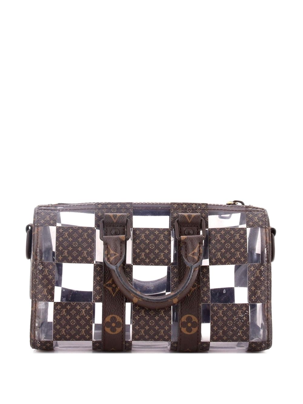Louis Vuitton Keepall Bandouliere Bag Monogram Chess Coated Canvas and PVC 25 handbag