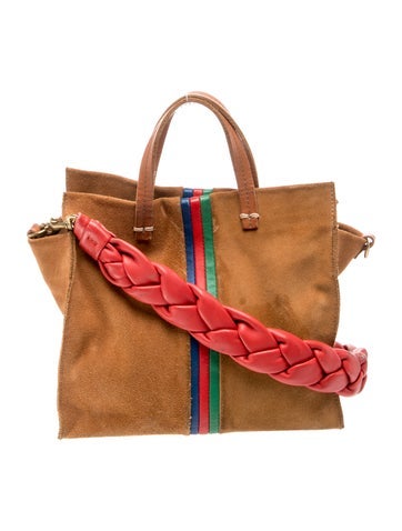 Camel Leather Top Handle Bag