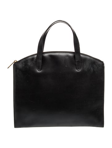 Leather Top Handle Bag Vintage