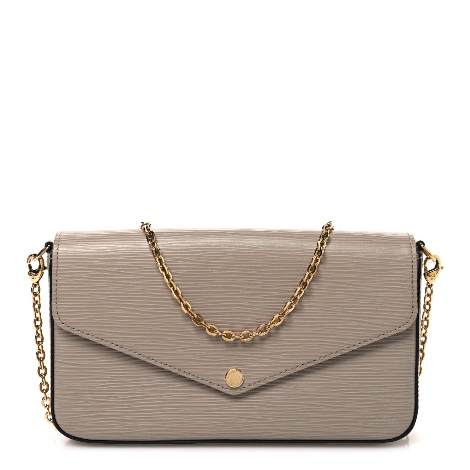 Louis Vuitton Epi Felicie Pochette Chain Wallet Galet