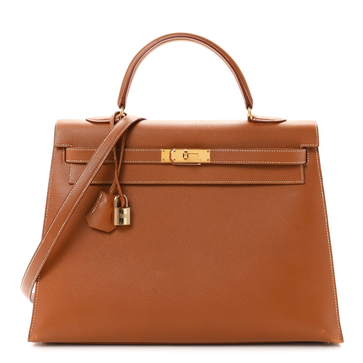 Hermes Courchevel Kelly Sellier 35 Gold