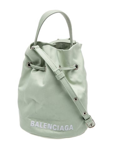 Canvas Wheel Bucket Bag XS