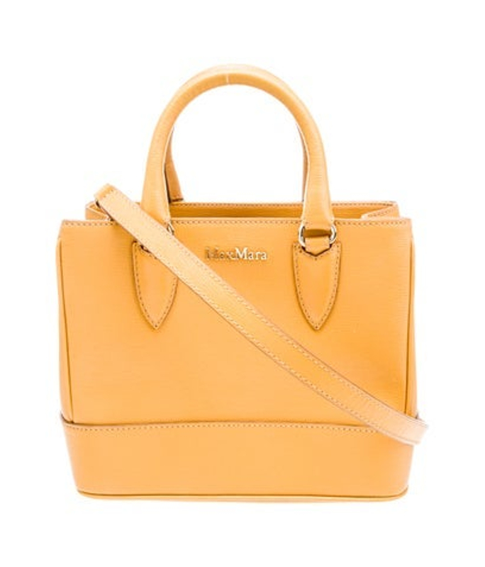 Max Mara Mara Leather Top Handle Bag