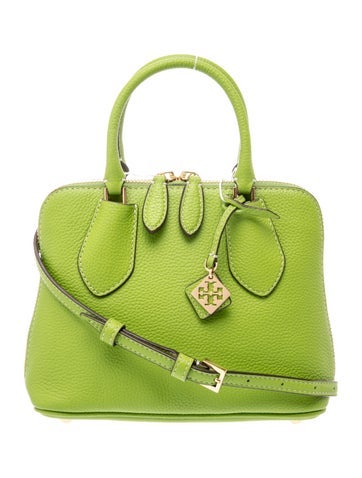 Leather Top Handle Bag