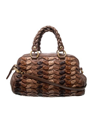 Leather Top Handle Bag