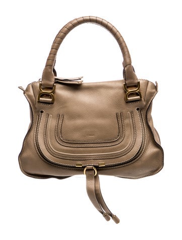 Leather Marcie Satchel Medium