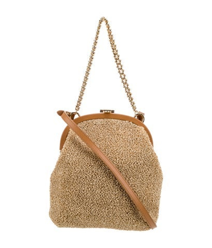 Mark Cross Cross Raffia Evening Bag