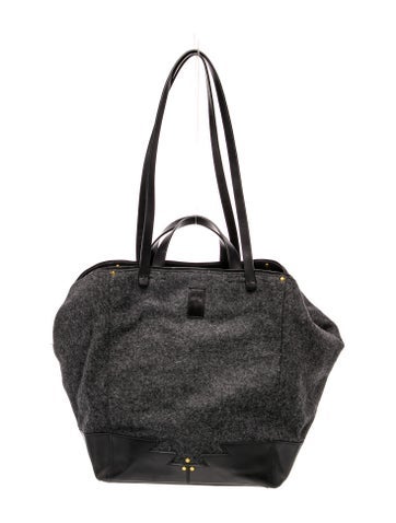 Wool Top Handle Bag