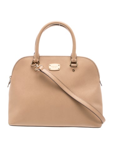 Saffiano Leather Top Handle Bag