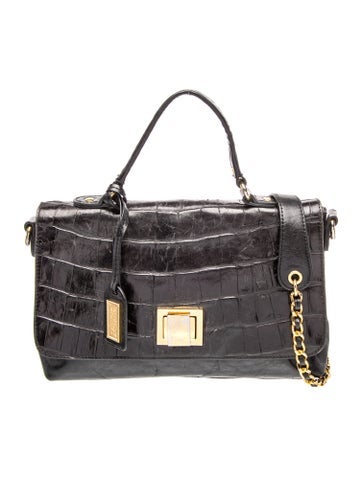 Leather Top Handle Bag