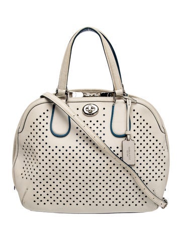 Leather Top Handle Bag