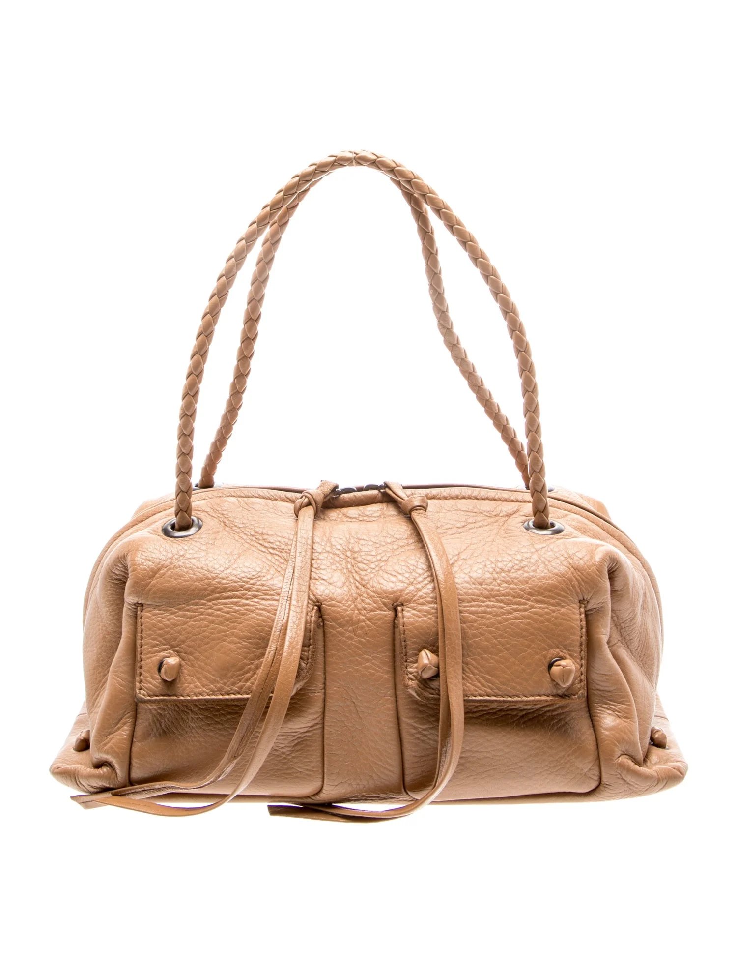 Intrecciato Top Handle Bag Vintage