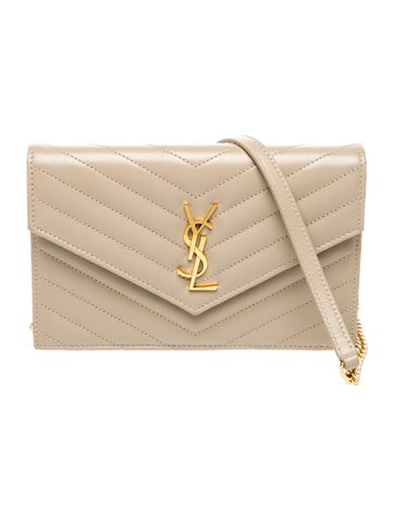 Leather Saint Laurent Envelope