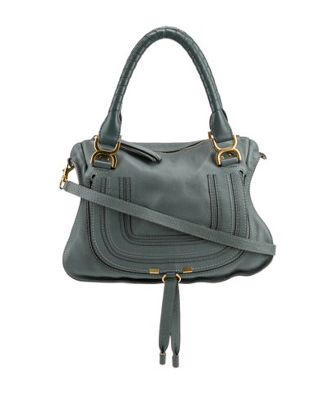 Chloe Leather Marcie Leather Satchel Bag Medium