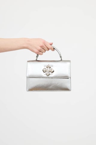 Leather Jitney 1.4 Metallic Bag