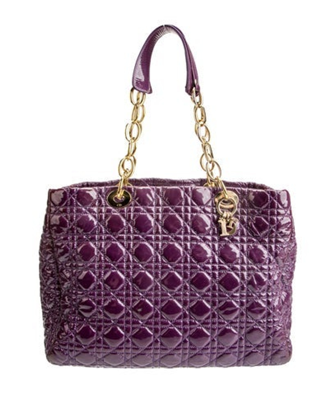 Dior Dior Patent Leather Tote