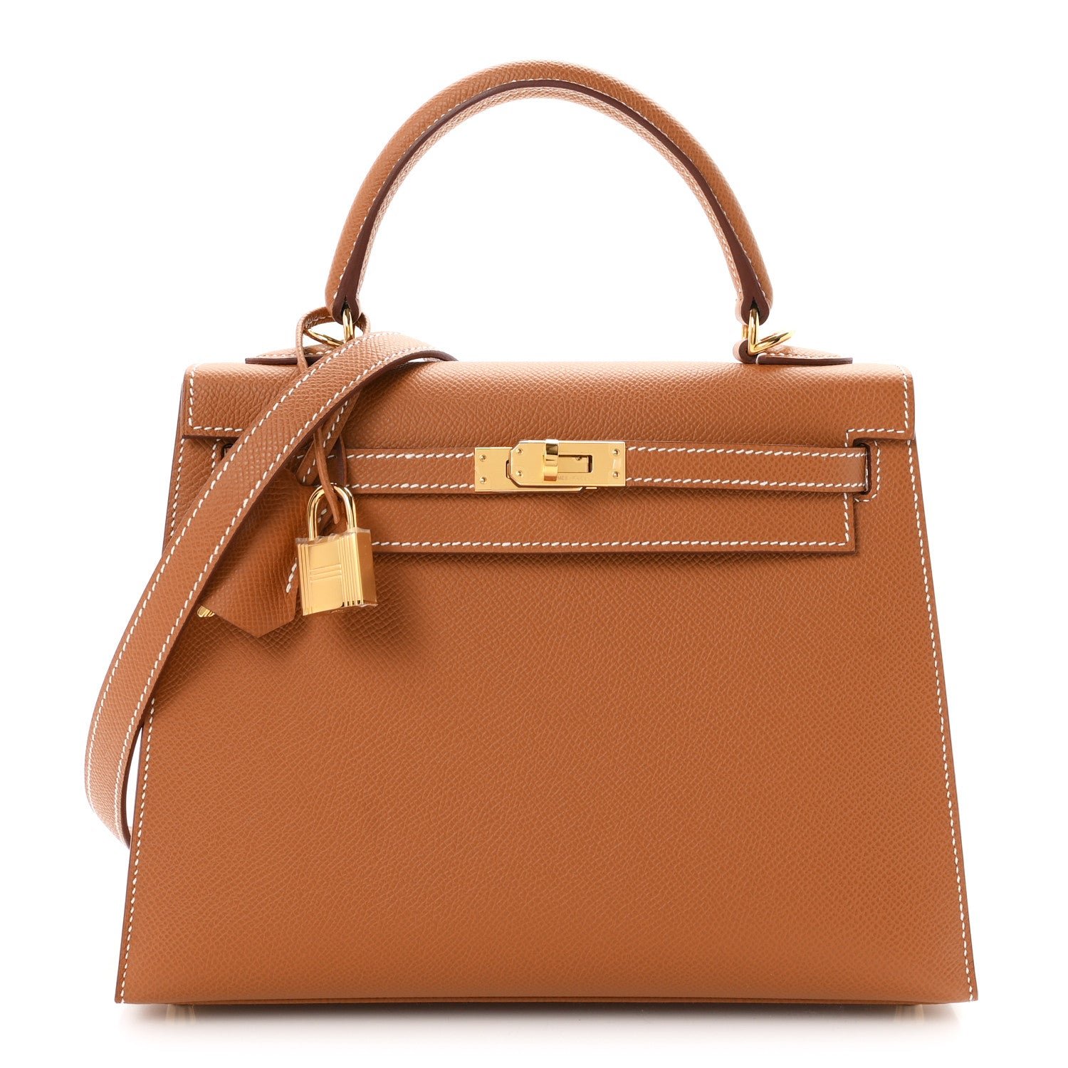 Hermes Epsom Kelly Sellier 25 Gold