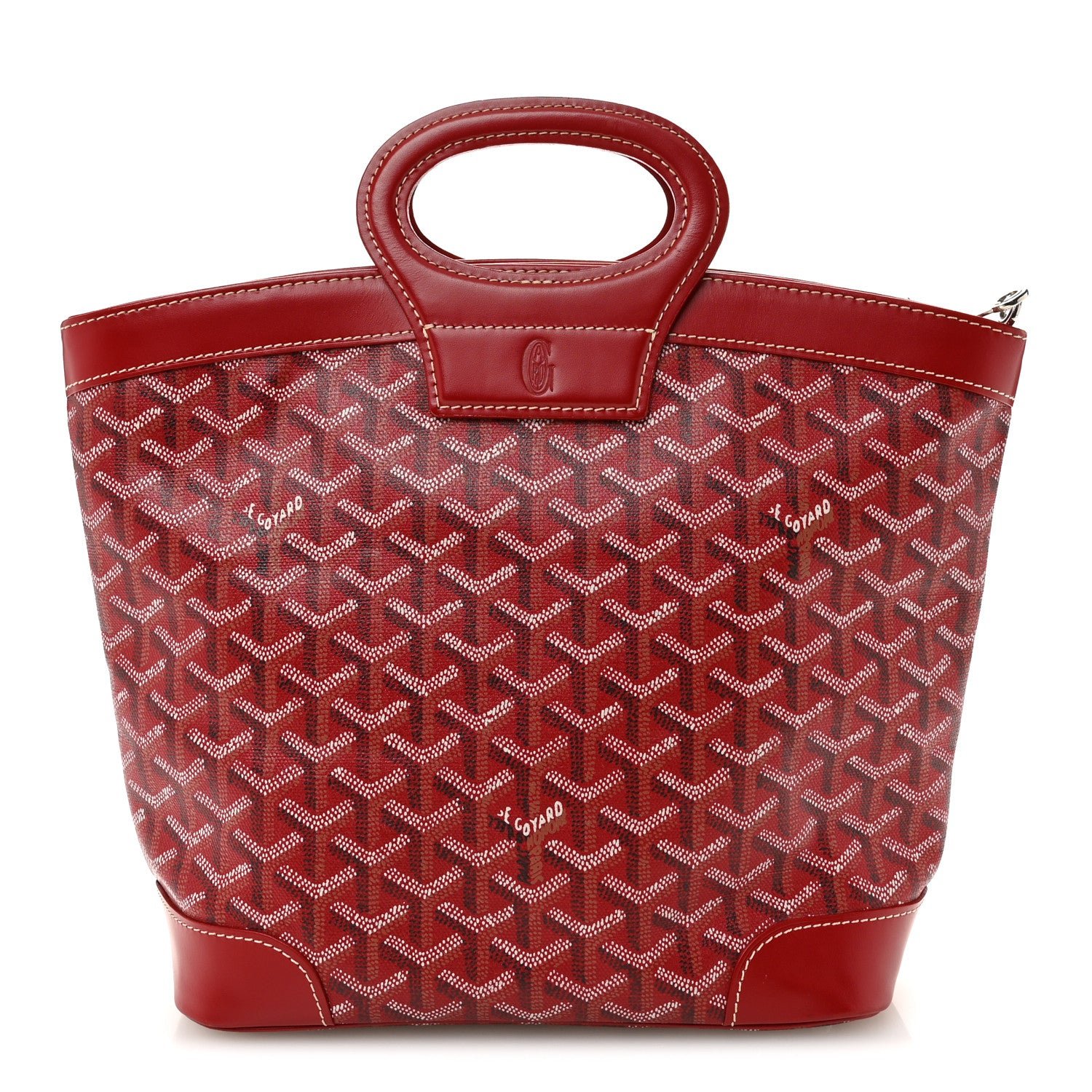 Goyard Goyardine Beluga PM Tote Red