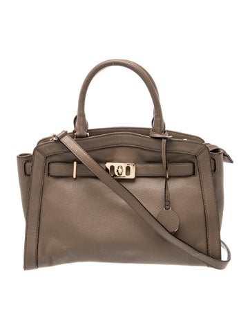 Michael Kors Leather Top Handle Bag