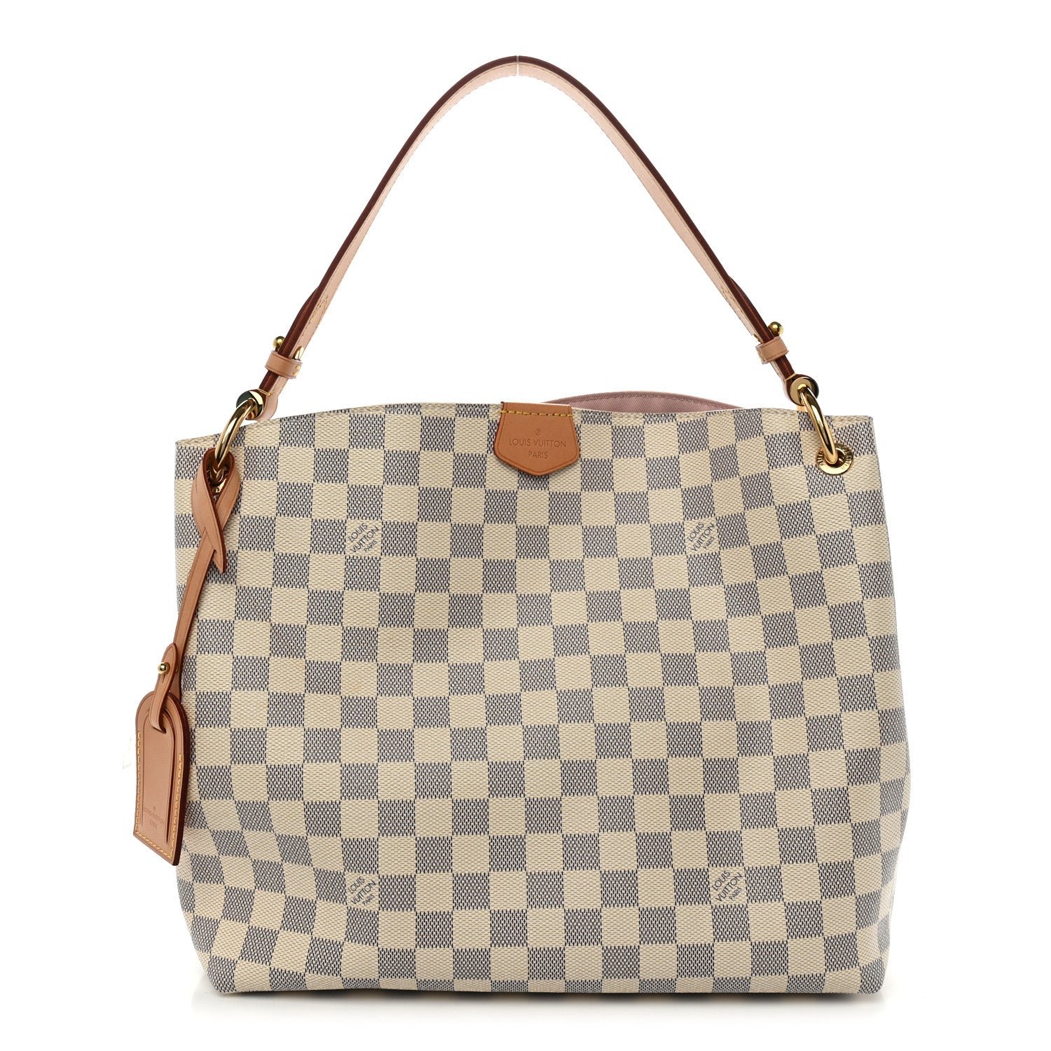 Louis Vuitton Damier Azur Graceful PM Rose Ballerine
