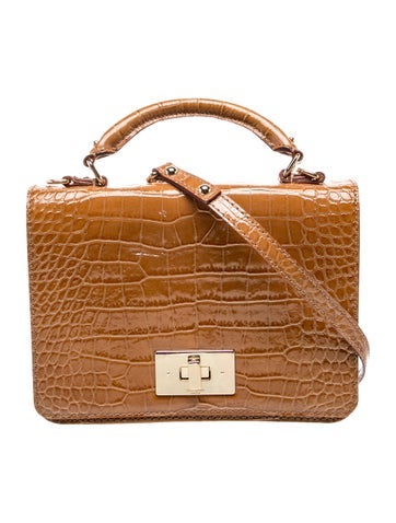 Leather Top Handle Bag w/ Tags
