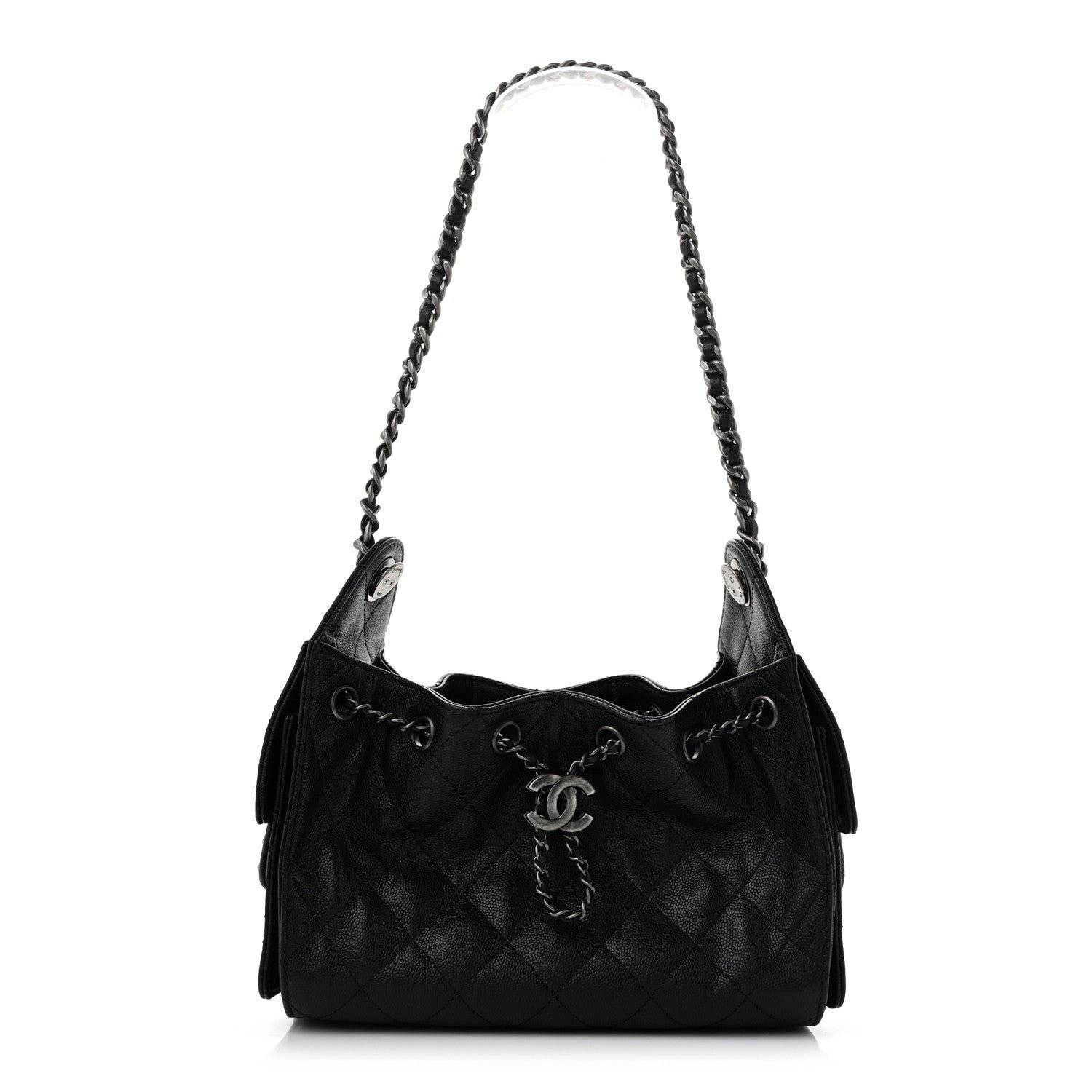 Chanel Caviar Quilted Mini Chanel 25 Handbag Black