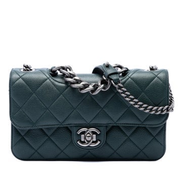 Medium Quilted Goatskin Perfect Edge Flap