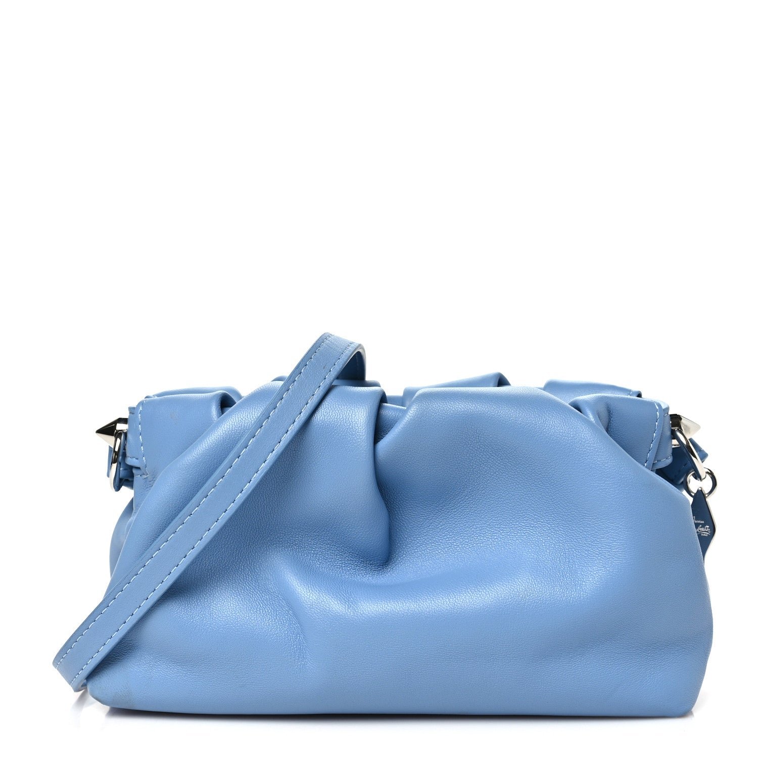 Christian Louboutin Nappa Eva Mini Crossbody Bag Ceruleo