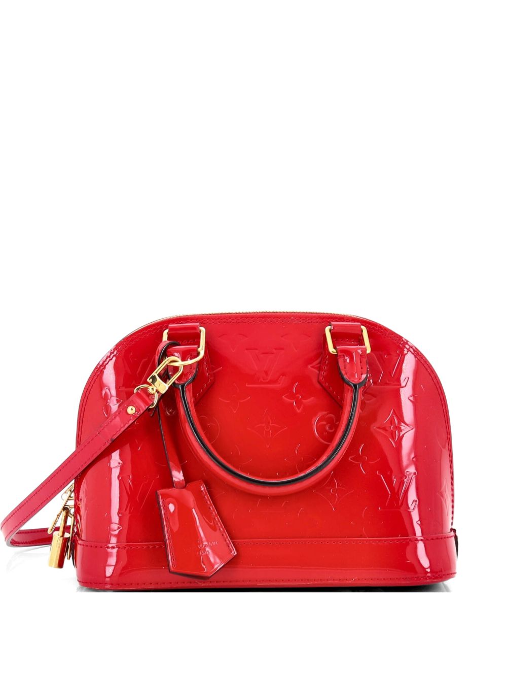 Alma Handbag Monogram Vernis BB shoulder bag
