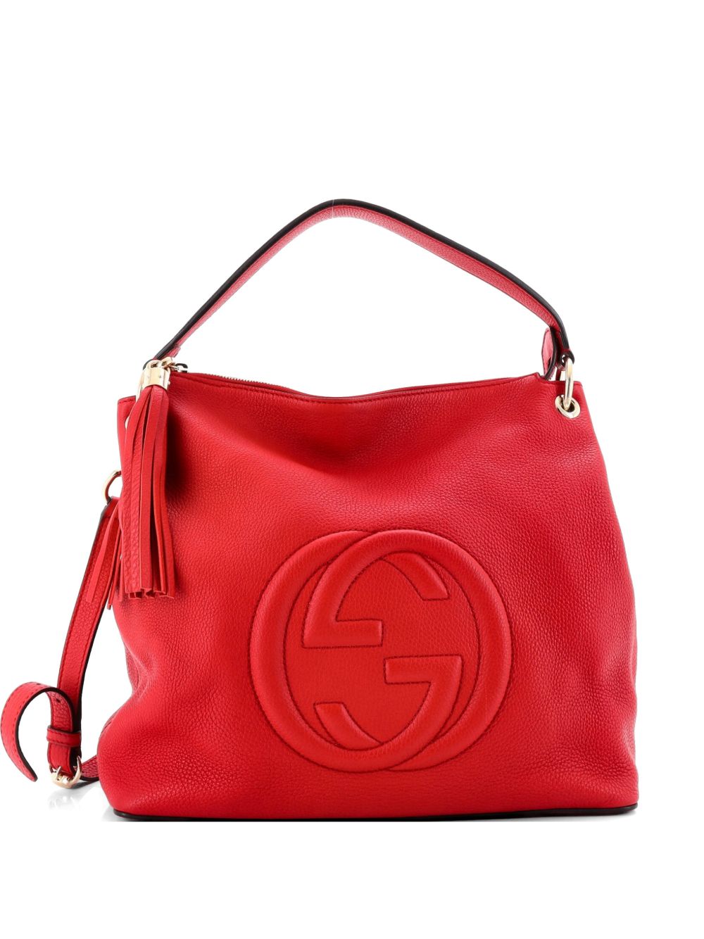 Soho Convertible Leather Large hobo bag