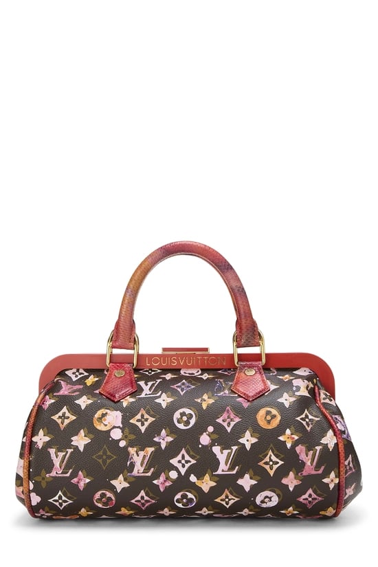 Louis Vuitton Richard Prince x Louis Vuitton Monogram Watercolor Aquarelle Papillon Frame Bag