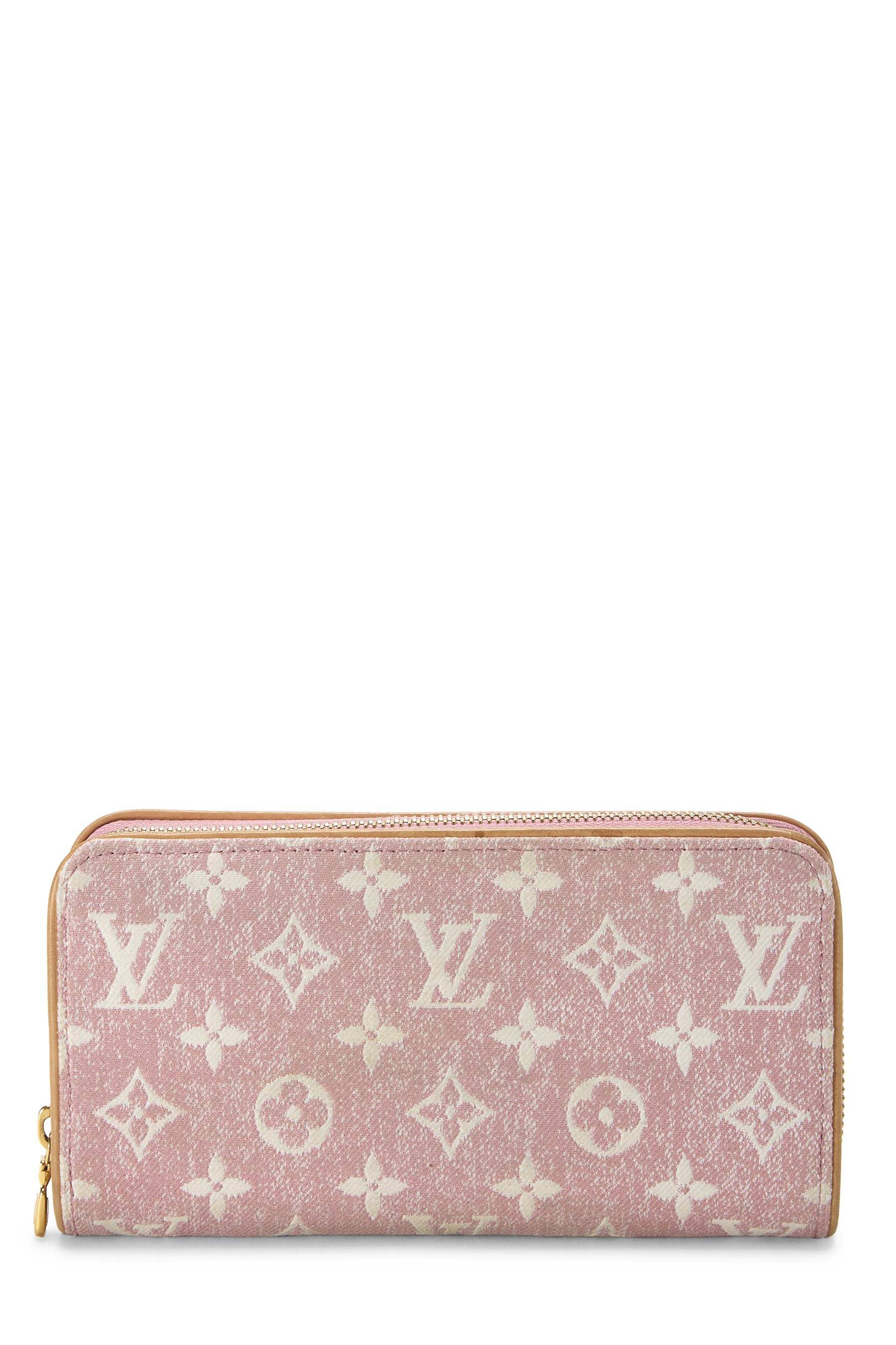 Pink Monogram Jacquard Denim Zippy Continental
