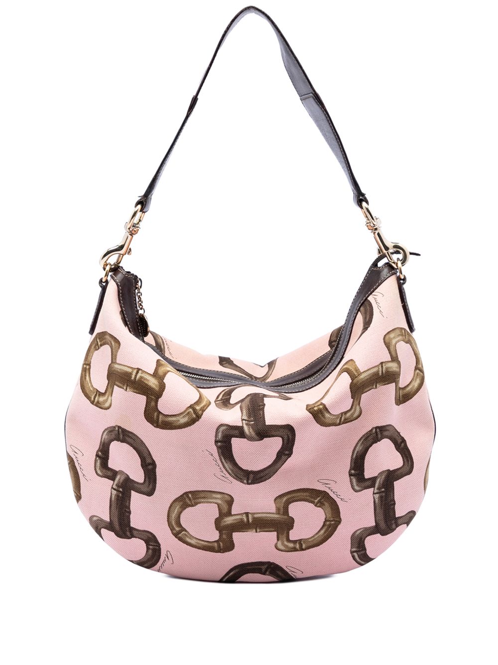 2000-2015 Horsebit Canvas hobo bag