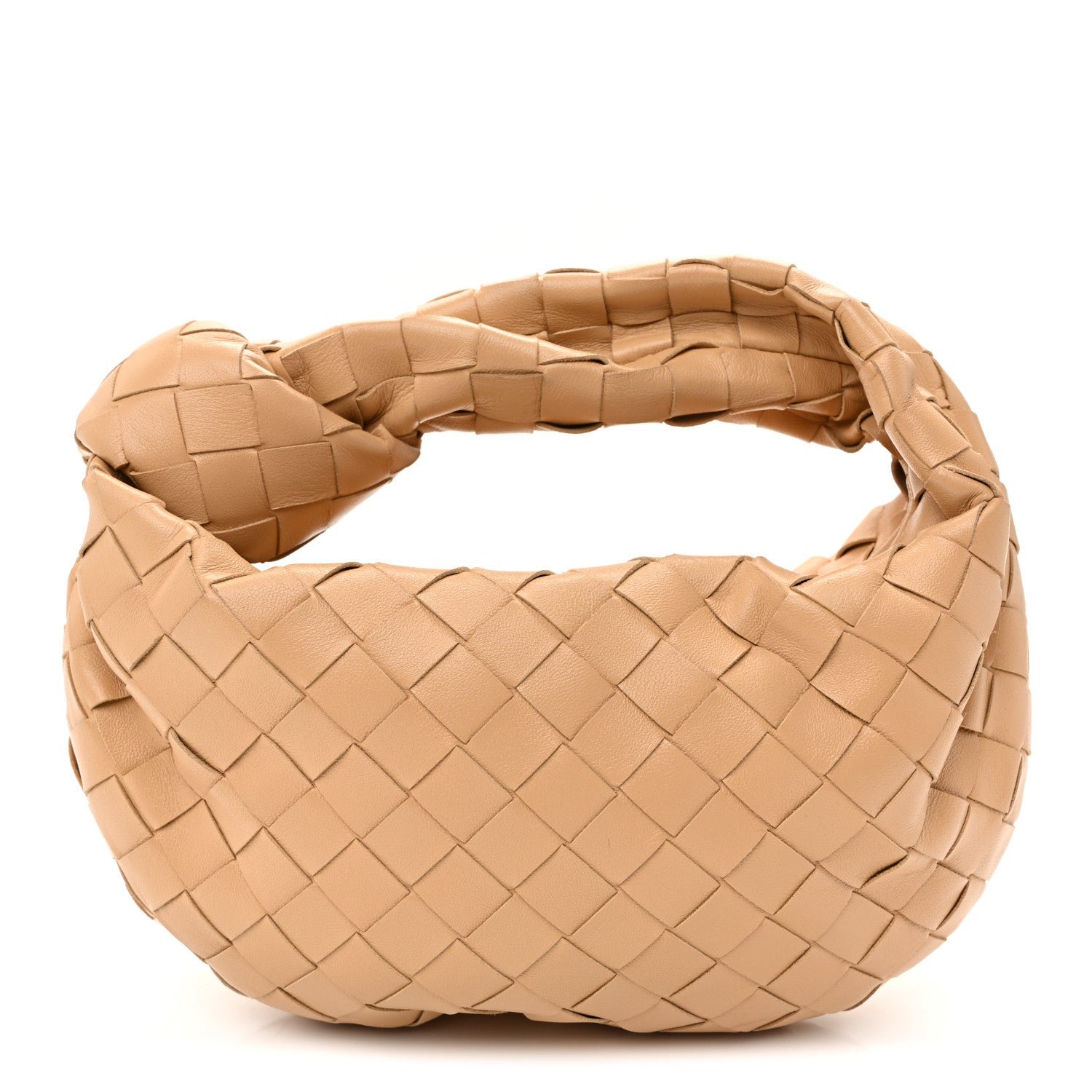 Bottega Veneta Nappa Intrecciato Mini Jodie Almond