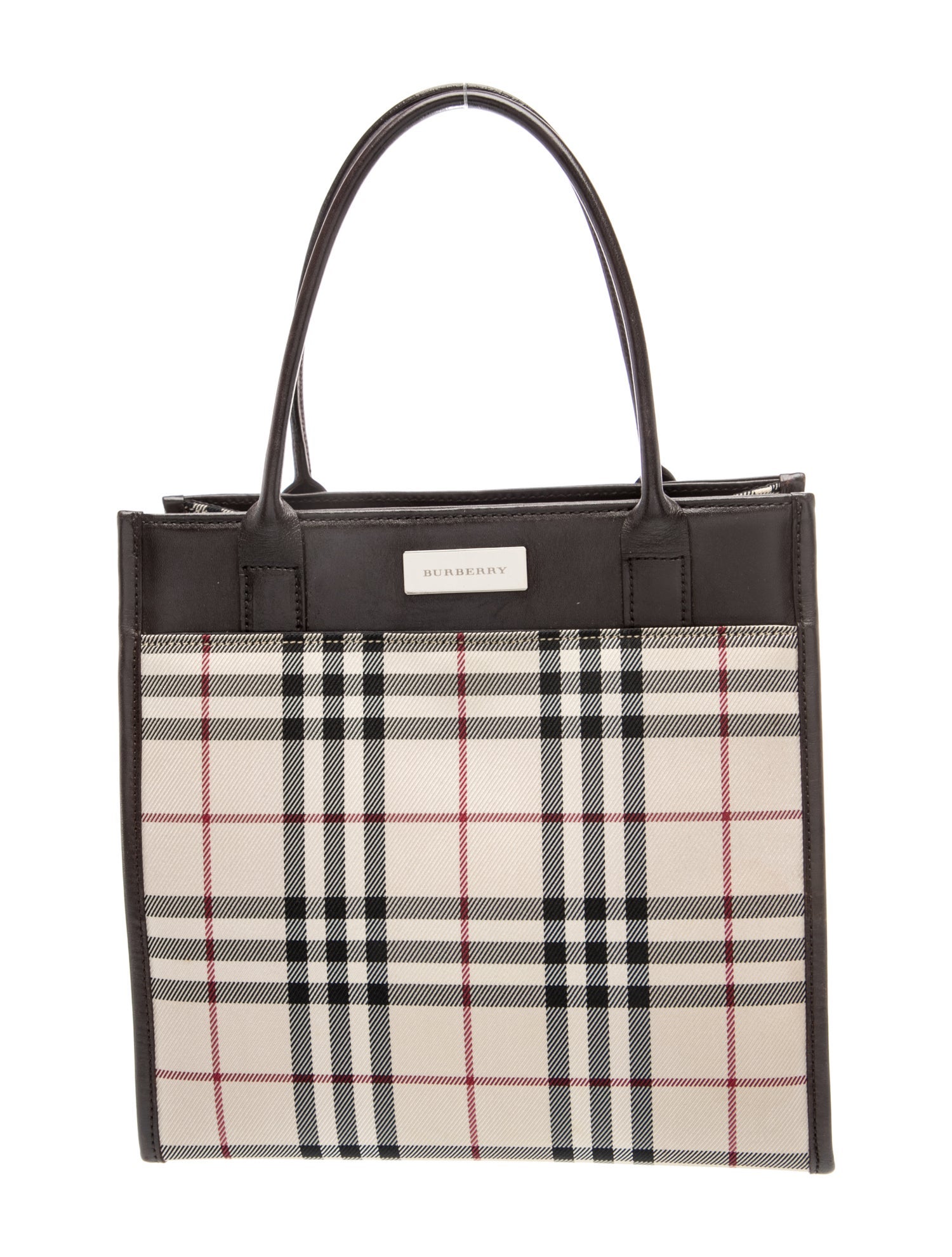 Nova Check Top Handle Bag