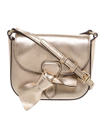 Burberry Kids Girls' Leather Tie Shoulder Bag