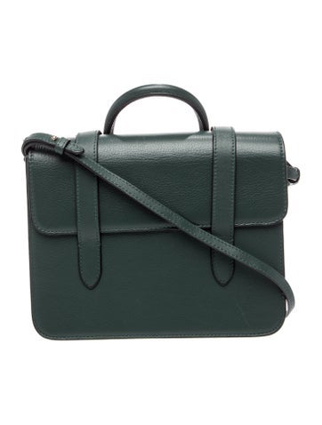Leather Top Handle Bag