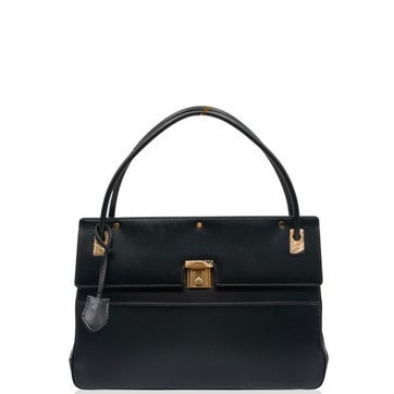 Calfskin Top Handle Bag